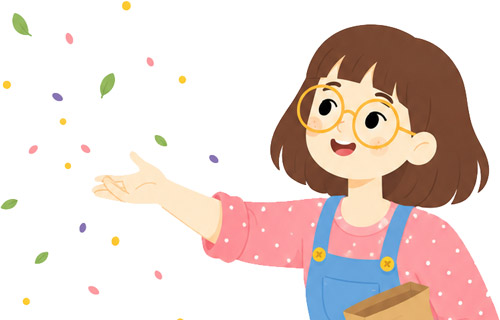 Illustration Amandine qui sème